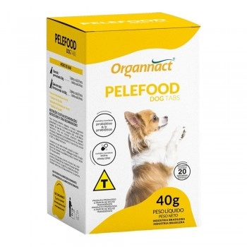 Suplemento Pelefood Dog Tabletes para Cães 40g - Organnact