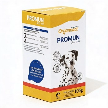 Suplemento Vitamínico Promun Dog Tabs para Cães 105g - Organnact