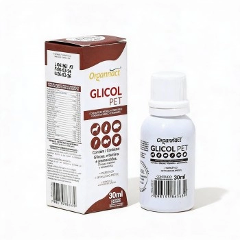 Suplemento Glicol Pet Líquido 30ml Vitamínico - Organnact