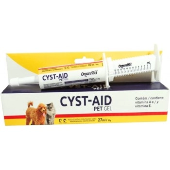 Suplemento Cyst-aid Pet Gel Para Cães E Gatos Pasta - Organnact
