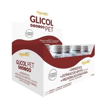Suplemento Vitamínico Glicol Pet Display com 15 Unidades de 150ML- Organnact