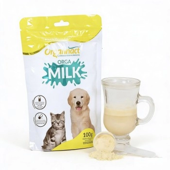 Suplemento Vitamínico Orgamilk para Cães e Gatos 100g - Organnact