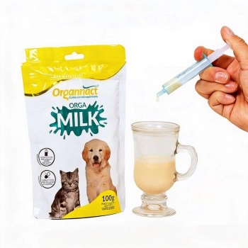 Suplemento Vitamínico Orgamilk para Cães e Gatos 100g - Organnact