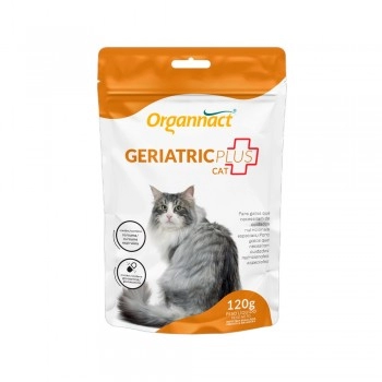 Suplemento Geriatric Plus Cat para Gatos 120g - Organnact