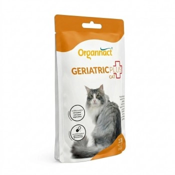 Suplemento Geriatric Plus Cat para Gatos 120g - Organnact