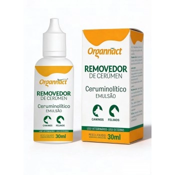 Removedor de Cerúmem para Cães e Gatos 30ml - Organnact