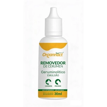 Removedor de Cerúmem para Cães e Gatos 30ml - Organnact