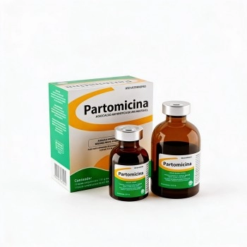 Partomicina Tratamento Pós Parto Bovinos Injetável 20ml - Ceva