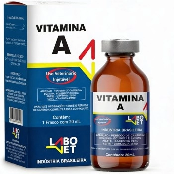 Suplemento Injetável Vitamina A 20mL - Labovet