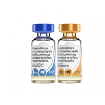 Vacina Recombitek® C8 V10 Para Cães Com 25 Doses - Boehringer