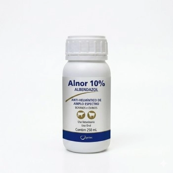 Vermífugo Para Bovinos e Ovinos Alnor Albendazol 10% 250mL - Syntec