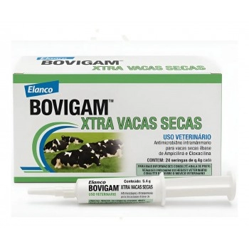 Antimicrobiano Intramamário Bovigam Xtra Vacas Secas 5,4g - Elanco
