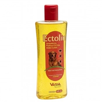 Ectolin Shampoo Antipulgas Para Cães 300ml - Vansil