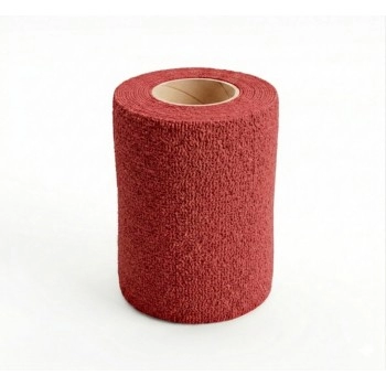 Bandagem Látex Elástica 10cm x 4,5m Vermelho Hoppner