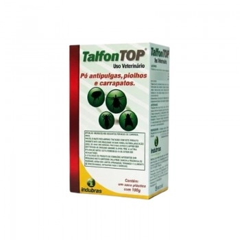 Talfon Top 100g Pó Antipulgas Piolhos e Carrapatos Indubras