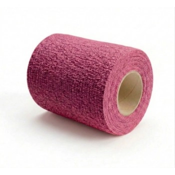 Bandagem Látex Elástica 10cm x 4,5m Rosa Hoppner
