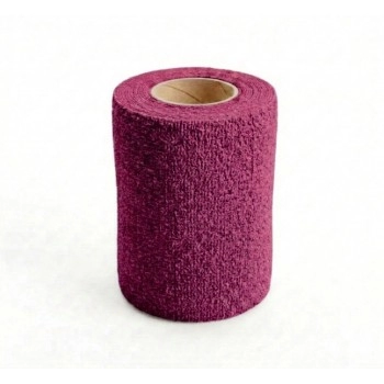 Bandagem Látex Elástica 10cm x 4,5m Rosa Hoppner