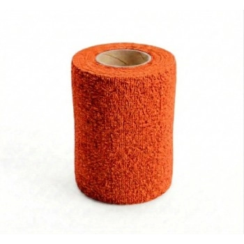 Bandagem Látex Elástica 10cm x 4,5m Laranja Hoppner