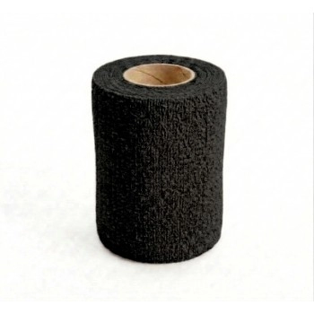 Bandagem Látex Elástica 10cm x 4,5m Preto Hoppner