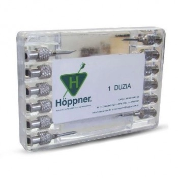 Agulha Hipodérmica Veterinária 15x1,5mm Caixa Acrílica com 12 Unidades Hoppner