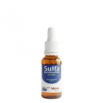 Sulfaquinoxalina Líquida Antibiótico Para Pássaros 10ml Vansil