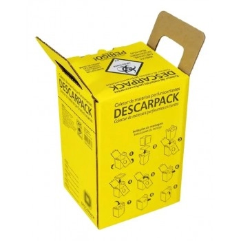 Caixa Coletora de Material Perfurocortante 3 Litros Descarpack