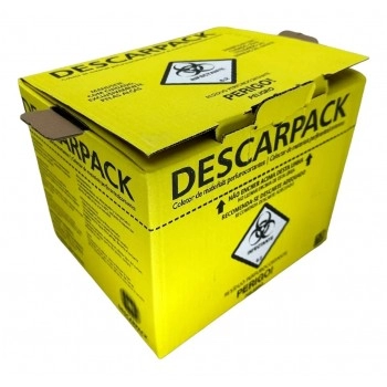 Caixa Coletora de Material Perfurocortante 13 Litros Descarpack
