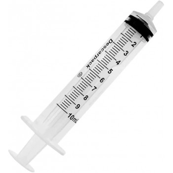 Seringa 10ml Descartável Bico Slip sem Agulha Descarpack | VETSHOP