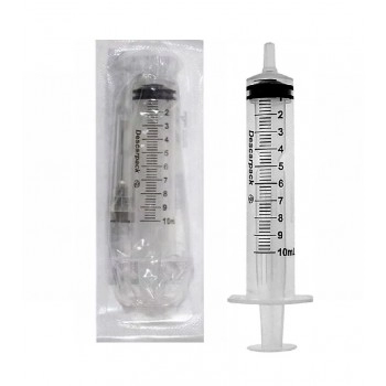 Seringa 10ml Descartável Bico Slip sem Agulha Descarpack | VETSHOP