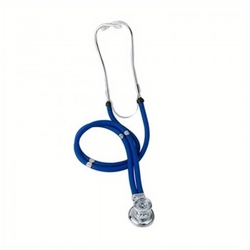 Estetoscópio Rappaport Cardiorrespiratório Azul Premium