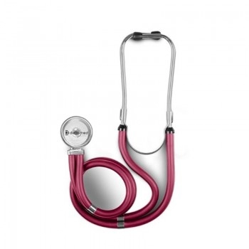Estetoscópio Rappaport Cardiorrespiratório Vinho Premium