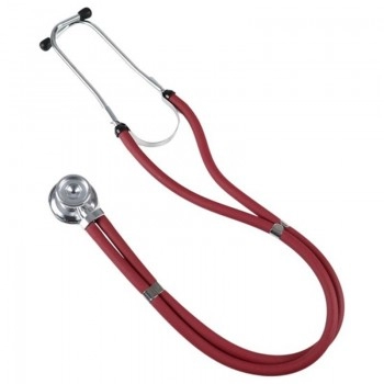 Estetoscópio Rappaport Cardiorrespiratório Vinho Premium