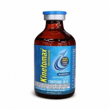 Kinetomax Injetável 100ml Antibiótico Dose Única para Bovinos Suínos Ovinos e Caprinos - Elanco