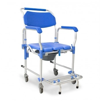 CADEIRA DE BANHO ALUMINIO D60 ATE 150KG - DELLAMED