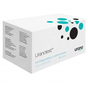 Teste Diagnóstico Leishmaniose Canina com 5 unidades - Uranotest