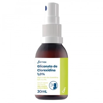 Clorexidina 10mg/mL (1%) Antisséptico Spray Tópico 30mL - Farmax