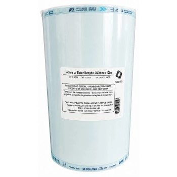 Papel Grau Cirúrgico Bobina 25cmx100m – Pollitex