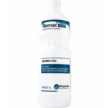 SABONETE LIQUIDO NEUTRO GLICERINADO 1 L (RIOMAX) - RIOQUÍMICA