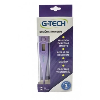 TERMOMETRO CLIN. DIG. ROXO C/SELO - G-TECH