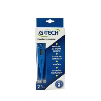 TERMOMETRO CLIN. DIG. AZUL C/SELO - G-TECH