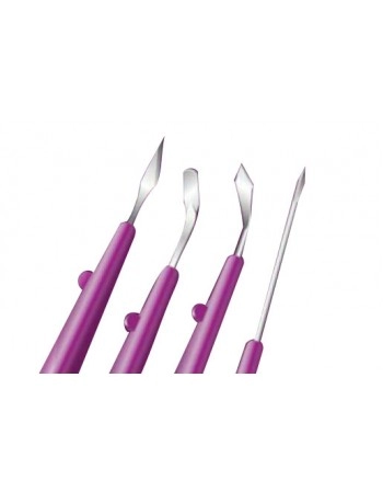 Bisturi Surgistar 2.0mm Crescente com Cabo Descartável 6 Unidades Vision Line