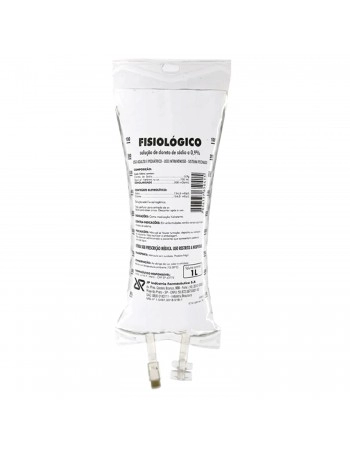 Bolsa De Soro Fisiológico 0,9% Com 1 Litro JP | VETSHOP