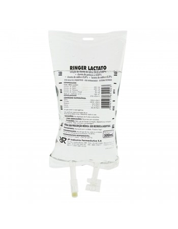 Soro Ringer com Lactato 500mL Bolsa - JP