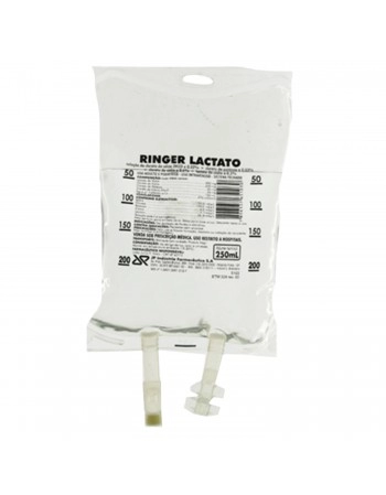 Soro Ringer Com Lactato 250mL Bolsa - JP
