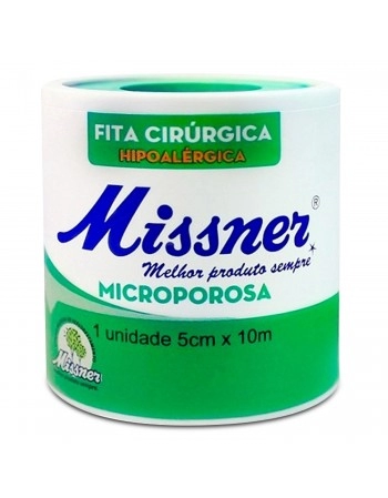 Fita Cirúrgica Microporosa Hipoalérgica 5cm x 10m Missner