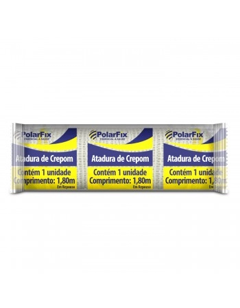 Atadura de Crepe 25cm 13 Fios 1,8 Metros com 12 Unidades - Polarfix