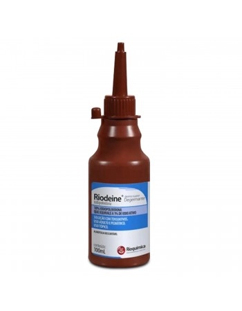 Iodopolividona Solução com Tensoativos Riodeine Degermante 100ml Rioquímica