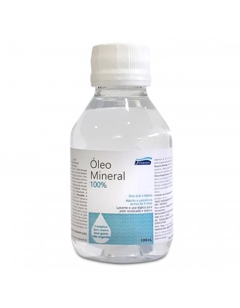 Óleo Mineral 100% Laxante e Terapia Uso Tópico 100ml Farmace
