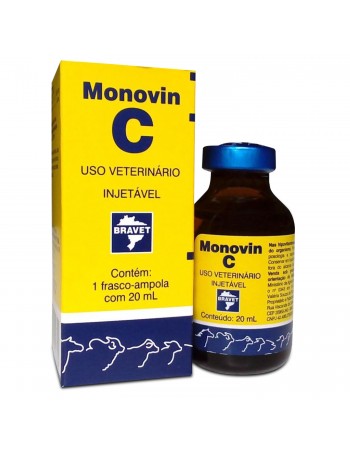 Monovin C 20ml Vitamina C Injetável Bravet