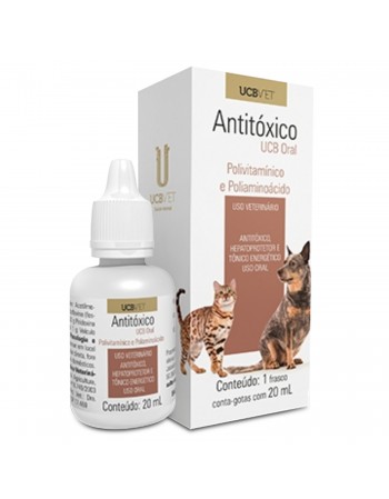 Antitóxico Oral Para Cães E Gatos 20ml UCB